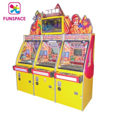 Trezò nan peyi Lejip 3 jwè Arcade pyès monnen machin